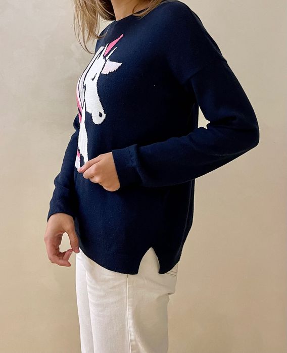 Abercrombie&Fitch світшот светер котоновий с единорогом хлопок свитшот