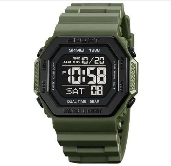Годинник чоловічий SKMEI 1988AG, 2126AG. ARMY GREEN. Хакі.