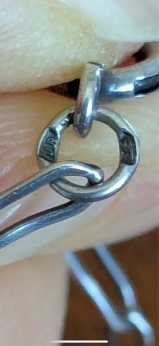 Srebrny wisior  60 cm