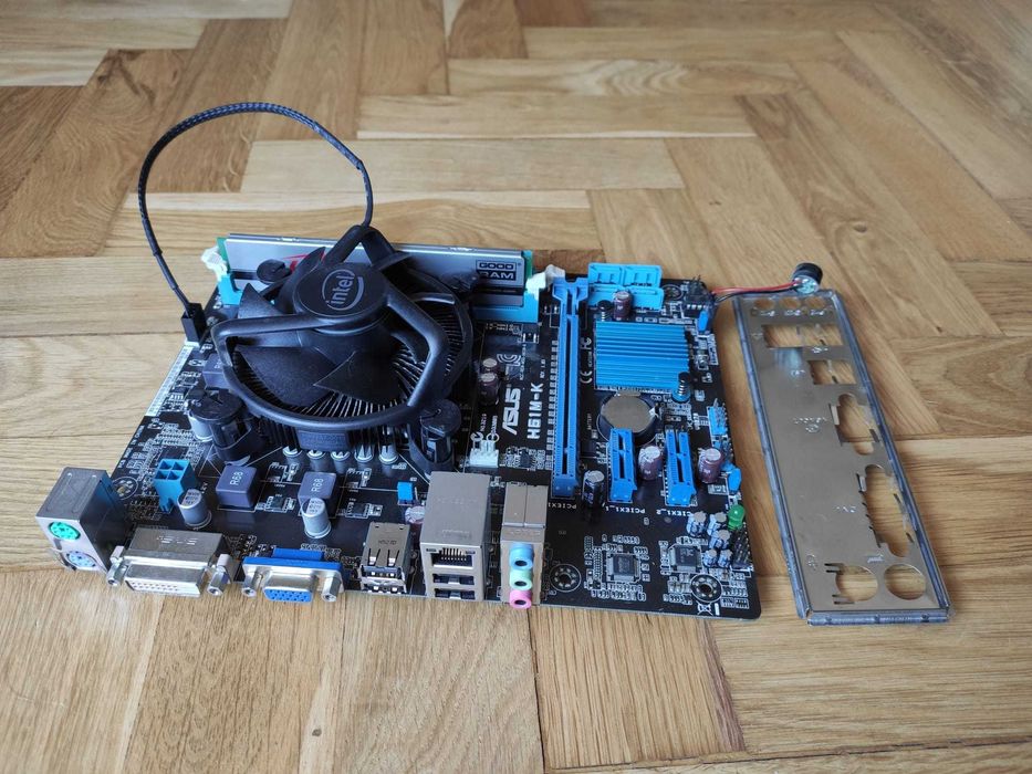 Płyta z procesorem i pamięcią i5-3570 + Asus H61M-K + 8GB + cooler