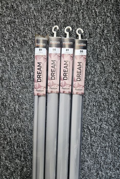 Zestaw rolet zacieniających 2x56x150 cm 2x81x150cm +gratis