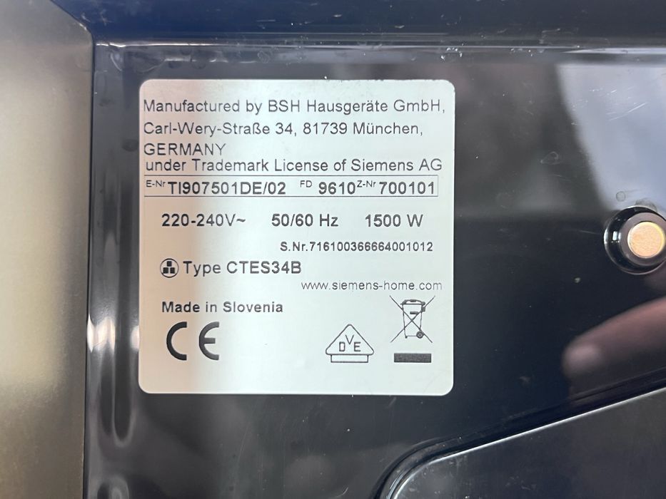 Кавомашина Siemens EQ.9 S500 TI907501DE Автоматична Premium EU