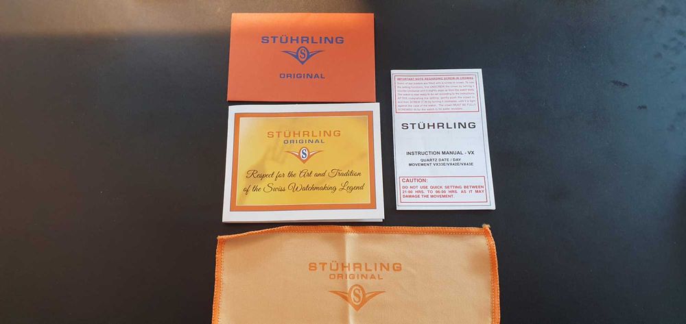 Relógio Aviator Stuhrling. EUA (novo)