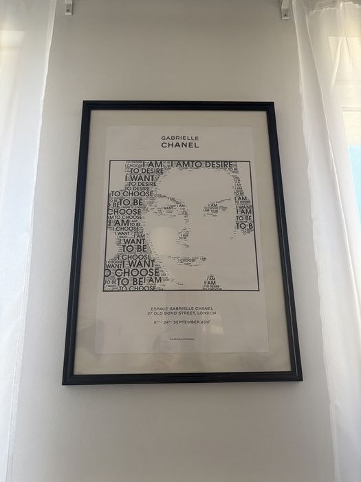 Plakat kolekcjonerski Chanel 2017