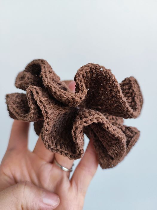 Gumka scrunchie 100% jedwab handmade