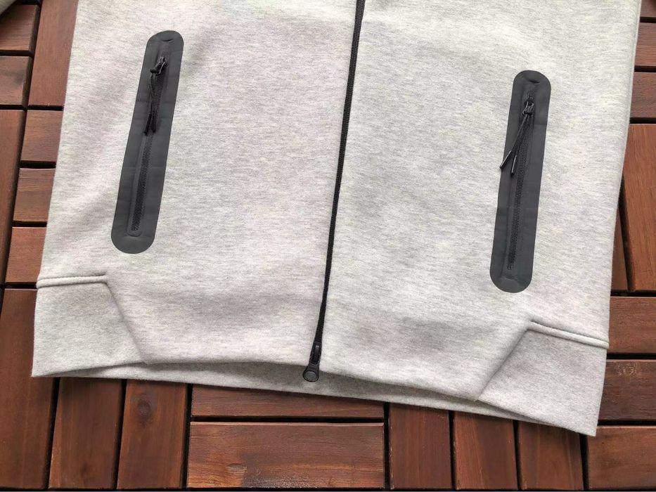 Зіп худі Nike tech fleece 2024 M-XXL чорно сіра найк