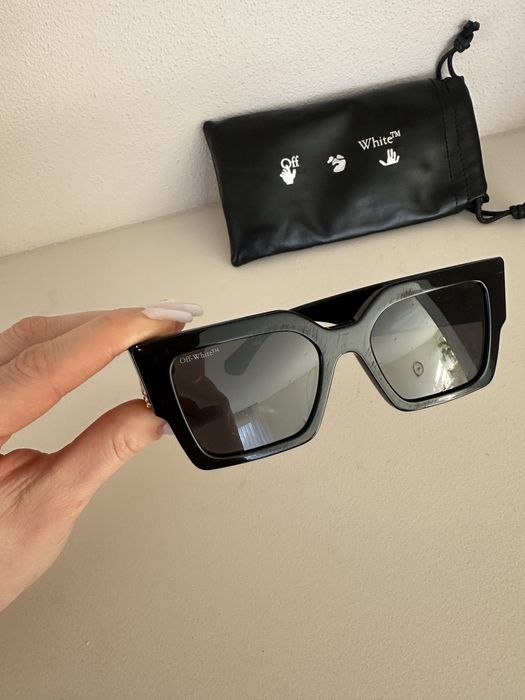 Okulary dloneczne Off White  + etui