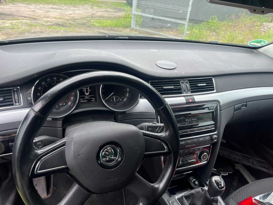deska konsola poduszki airbag skoda superb ii 2 lift 2015 demontaż