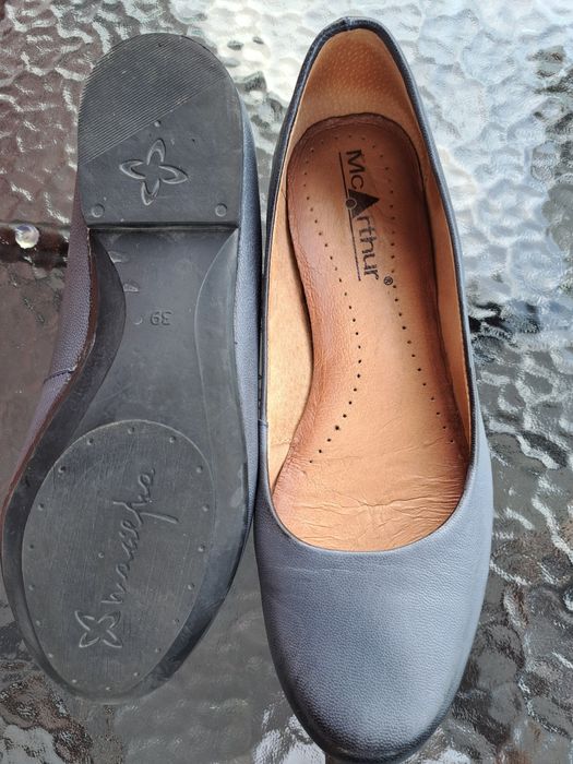 Baleriny McArthur r.39 skora ,idealne
