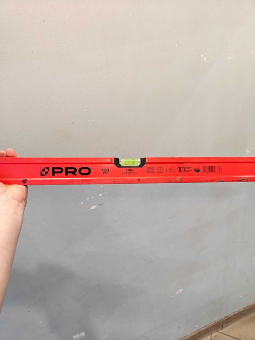 Poziomnica poziomica PRO600 malowana czerwona 150cm Wrocław