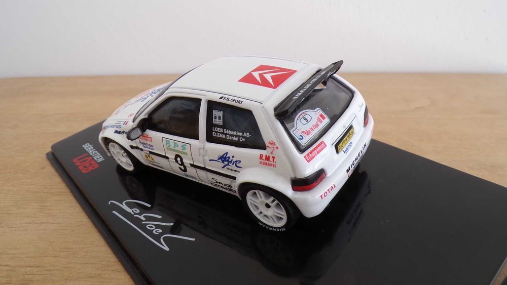 1/43 Citroen Saxo - Rally Val d`Àgout 1998 - Sébastien Loeb