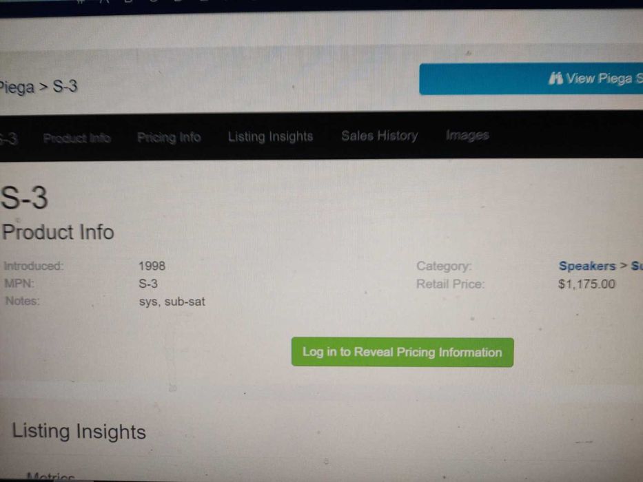 Мини-мониторы Piega S3 Sat