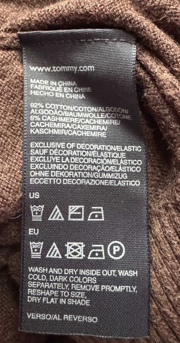Sweter z kaszmirem Tommy Hilfiger L