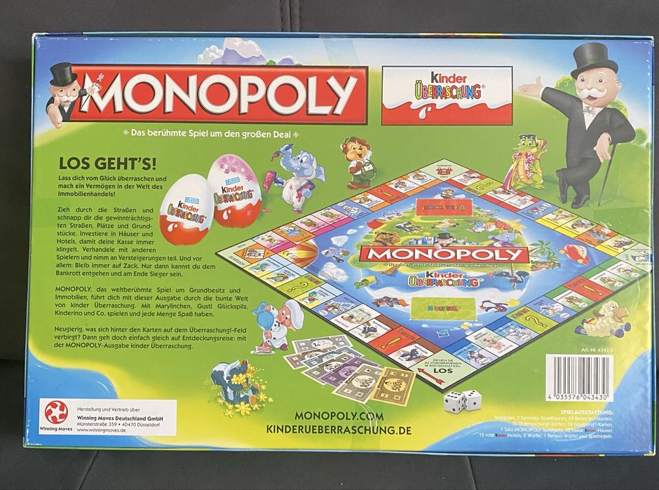 MONOPOLY Kinder Niespodzianka wersja po niemiecku