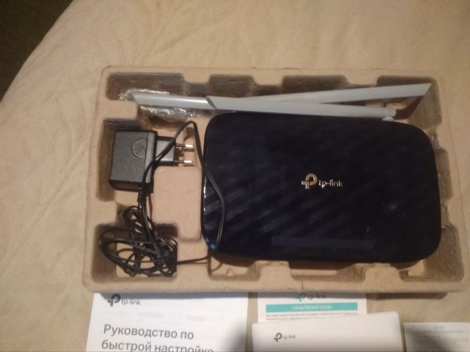 Роутер wi fi router tp-link Acher C20, AC750 двухдіапазоний,