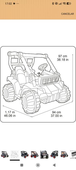 Buggy Feber bateria 12V