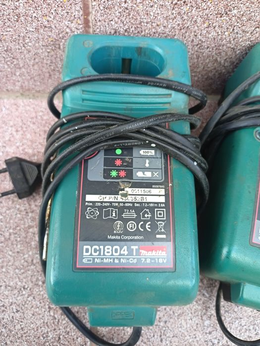 Ładowarki Makita DC1414T i DC1804T