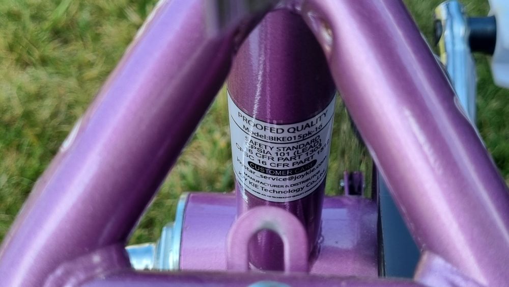 Rower Dziewczynki 16-cali