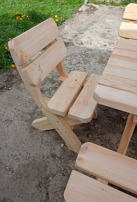 Meble ogrodowe duże 2 m, solidne, ciężkie, deska 4,5 cm !!! Od ręki!