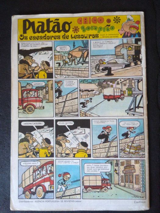 Banda Desenhada Jornal Cuto Antigo.