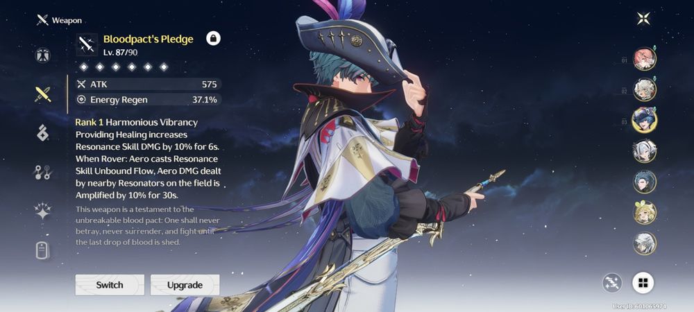 Аккаунт Wuthering waves