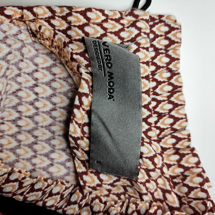 Vestido curto estampado Vero Moda