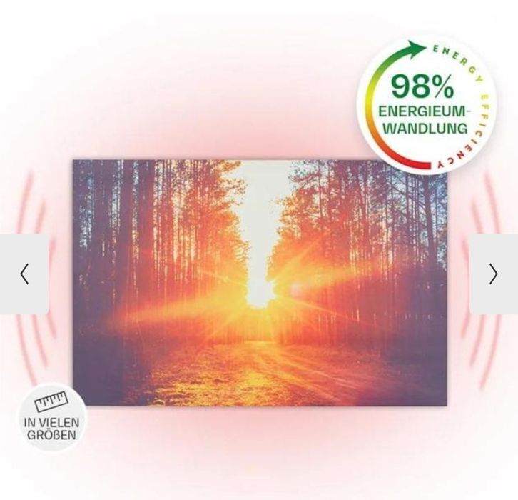 Інфрачервоний обігрівач KLARSTEIN Wonderwall Air Art Infinite 580 Вт