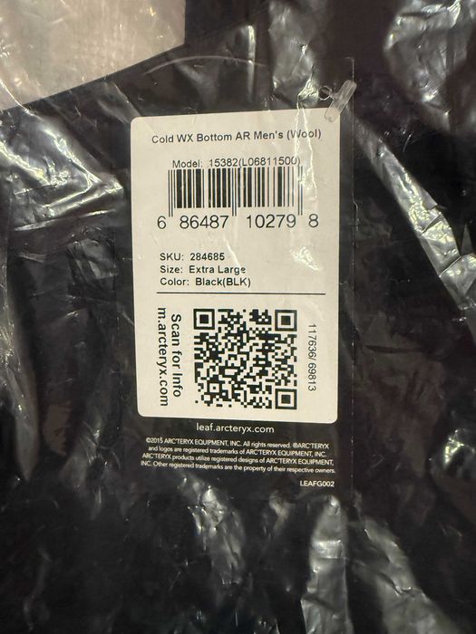 Arcteryx LEAF Komplet Koszulka i kales. Cold WX AR. Nowy. XL. Black.
