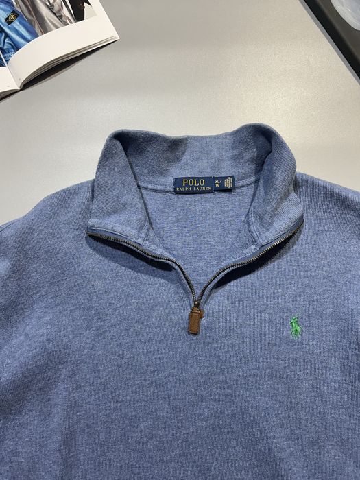 Свитер polo ralph lauren кофта 1/3 zip  на молнии кофта поло