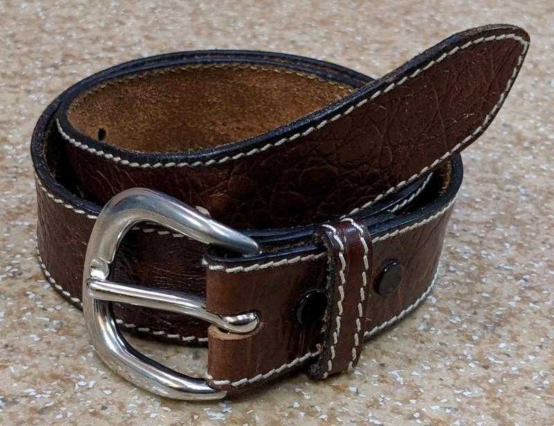 Винтажный кожаный ремень Jean  Dessel