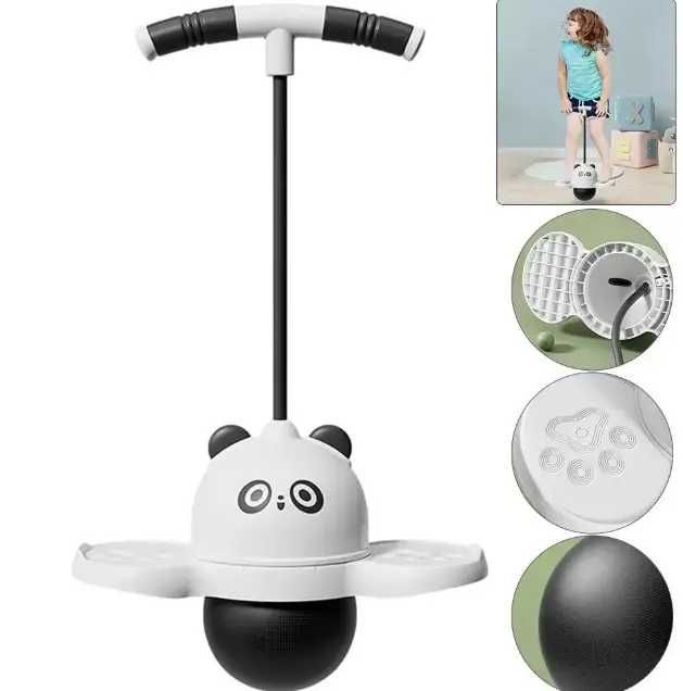 М'яч-джампер стрибалка для дітей на платформі з ручками