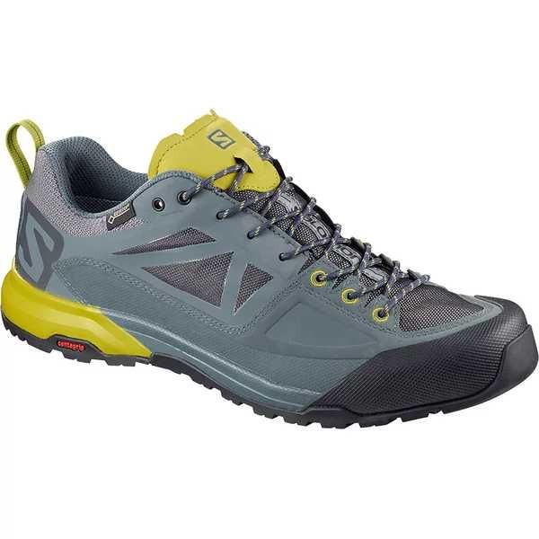 Кроссовки Salomon X ALP SPRY GTX® Stormy Wea/Magnet FW18-19 серые. р46
