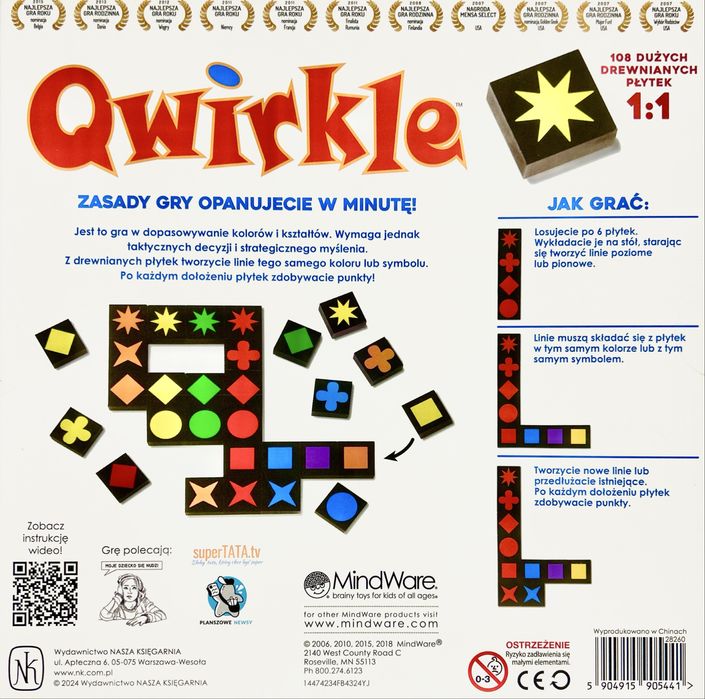 Planszówka Qwirkle
