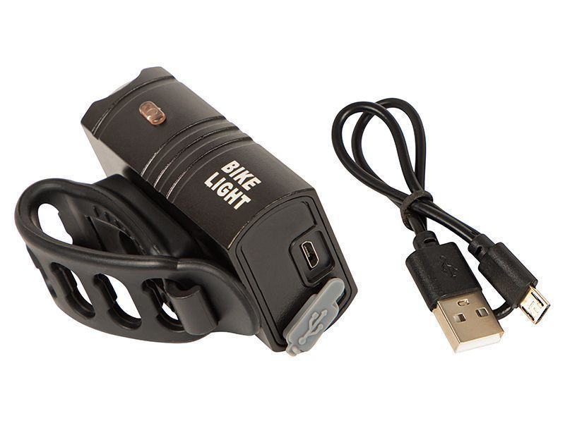 Akumulatorowa lampka rowerowa LED na przód 1000lm USB BLOW BL-02