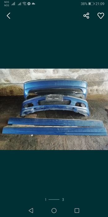 Para choques bmw e46 pack m original  todas as versões e46