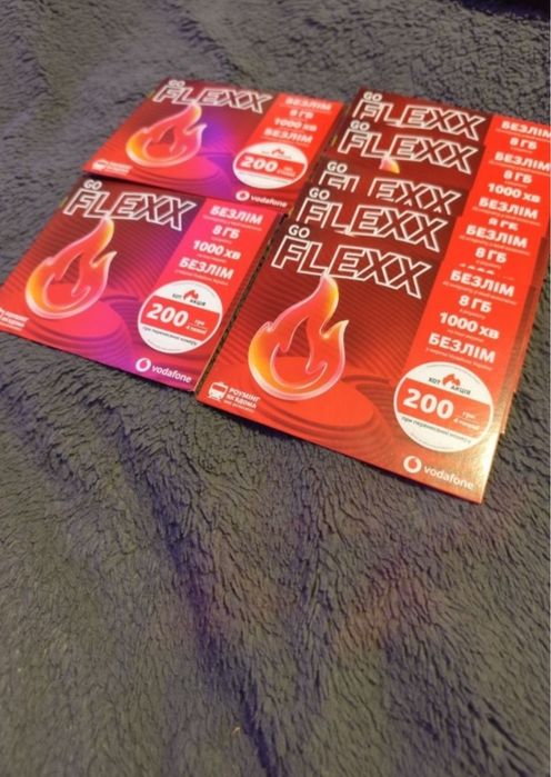 Vodafone тарифні канікули стартовий пакет +4 місяця без поповнень ‼️