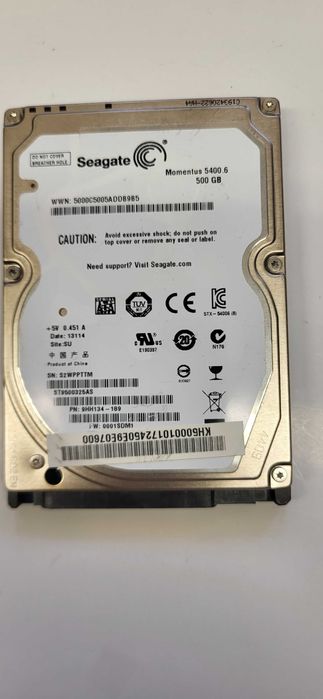 Dysk HDD Seagate 2,5" 500GB Momentus 5400.6 [047]