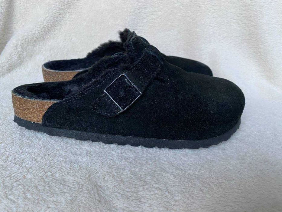 ортопедичні сабо Birkenstock Boston Shearling suede leather, розм 38