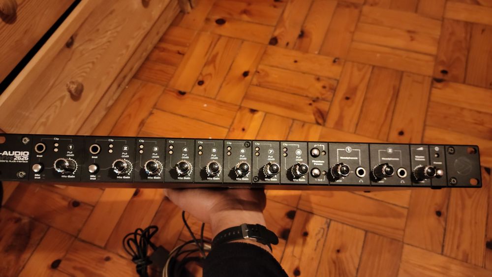 Placa de gravação m-audio 2626
