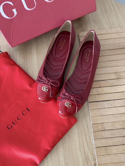Balerinki Gucci Mokasyny GG Espadryle Marmont