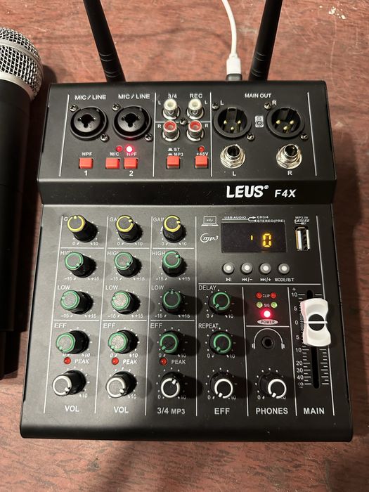 Mikrofony bezprzewodowe mixer audio dsp