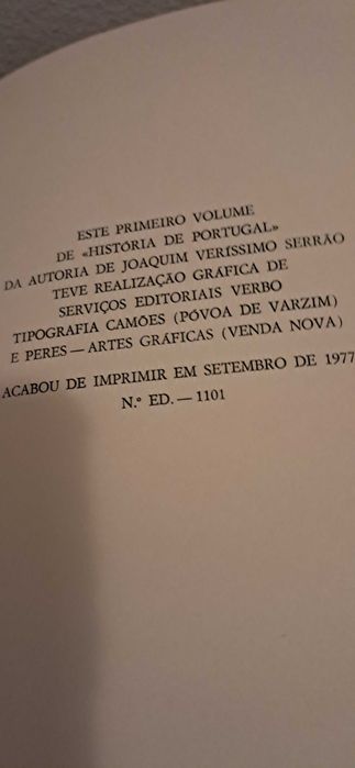 Colecção de 4 vol. livros antigos do Joaquim Serrão