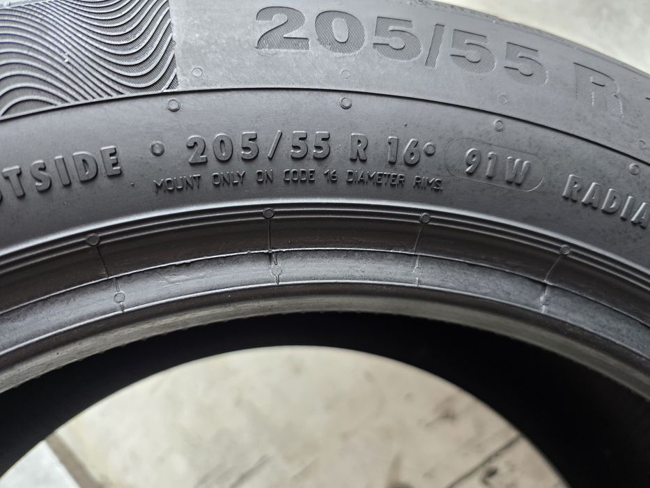 Sprzedam oponę 205/55 16" Continental ContiPremiumContact 5 7,6mm 2021r