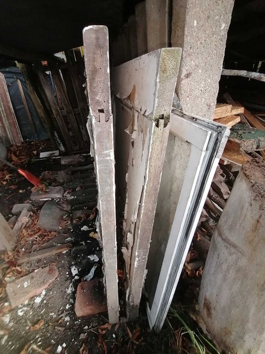 Drzwi wew. drewniane 100 lat poniemieckie (200cm x 92cm)