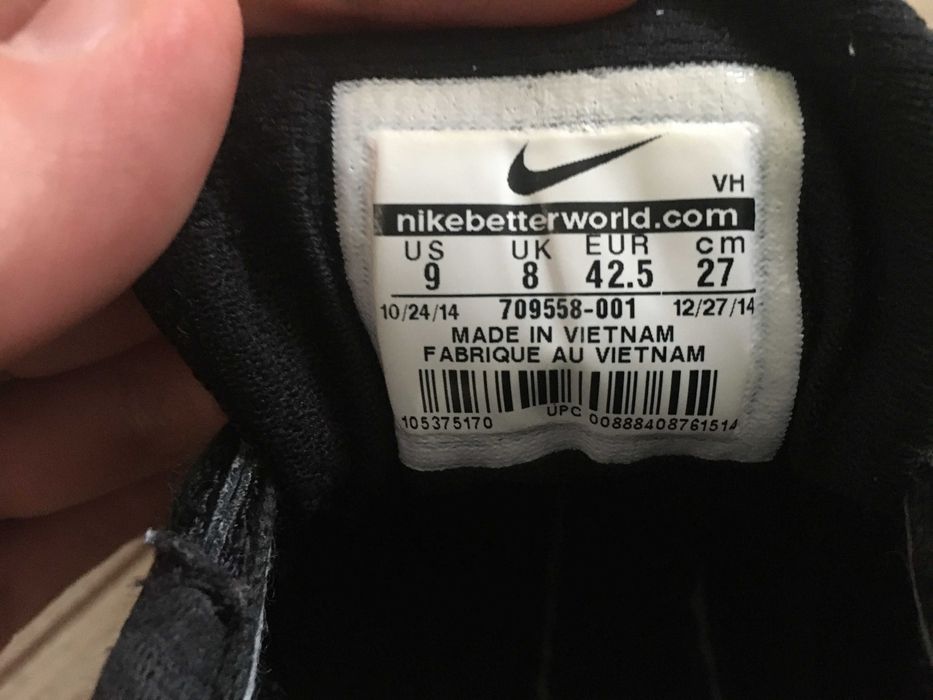 Nike Dual Fusion X Black (42 размер)