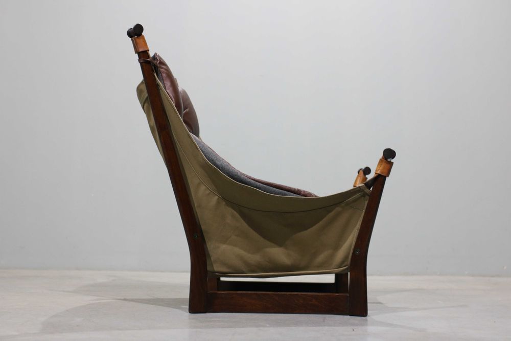 Poltrona Norueguesa Ingmar Relling em faia e couro | Westnofa