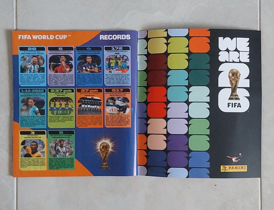 Caderneta do Mundial 2026 nova vazia