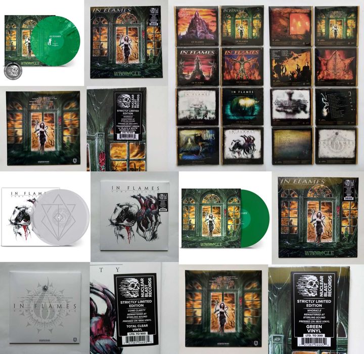 IN FLAMES, Lake of Tears, Sinergy, The Halo Effect (CD/LP/Merch)