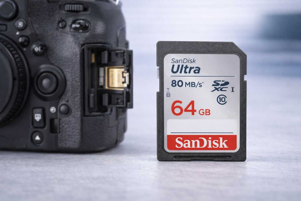Cartão SD SanDisk Ultra 64GB – 80MB/s – Class 10