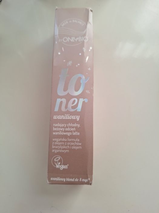 Toner do wlosow waniliowy onlybio
